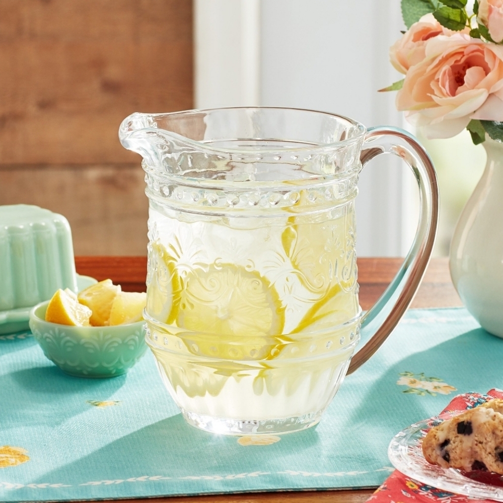 Pioneer woman Glass cassie pitcher